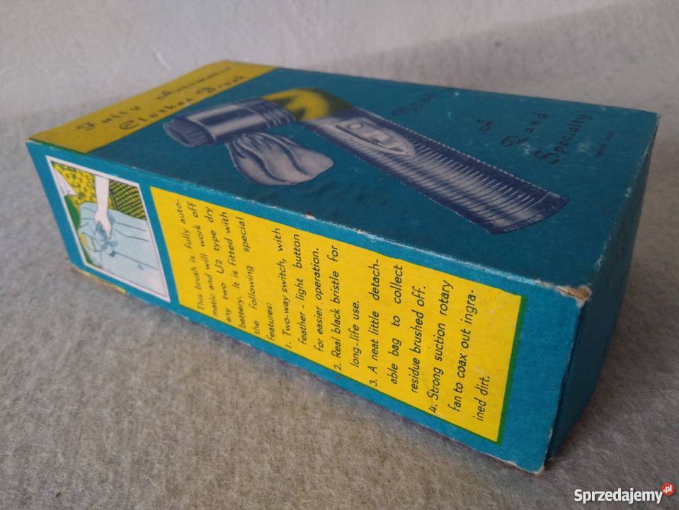 Zabytkowy MIKRO ODKURZACZ Clothes brush No 66