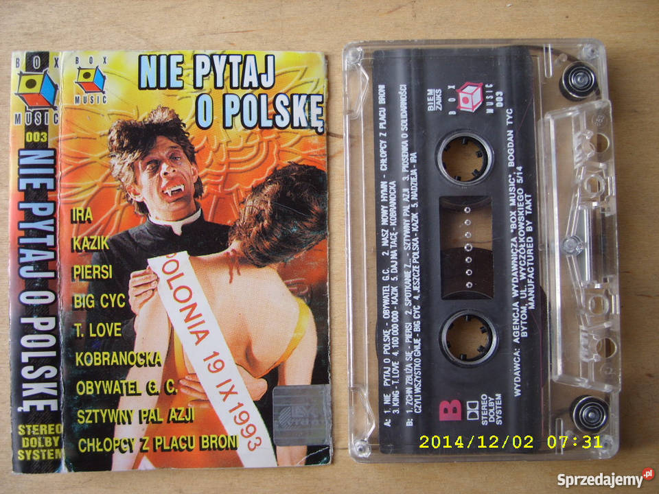 Skladanka kaseta NIE PYTAJ O POLSKE dolnośląskie Wołów