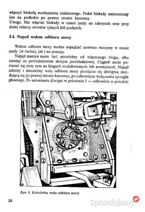 instrukcja obsługi Ursus c385 Pozostałe Stalowa Wola