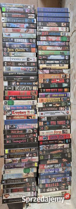 Sprzedam kasety vhs różne gatunki filmowe Koszalin sprzedam