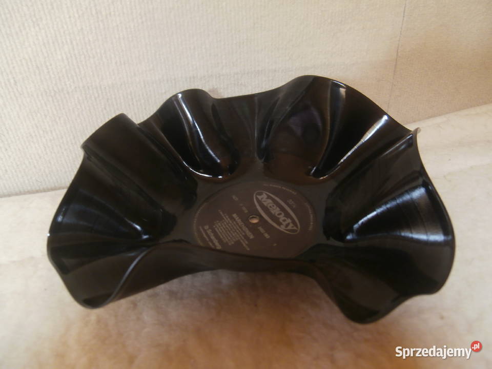 miska patera talerz z płyty winylowej średnicy Choroń