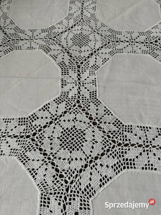 obrus szydełkowy rękodzieło wysokiej jakości