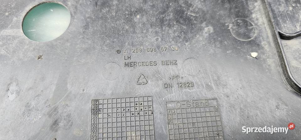 Nadkole lewy przód mercedes clk w208 2086985730 Zbąszyń