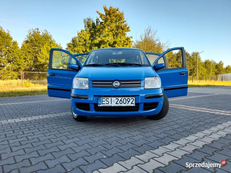 Śliczny Fiat Panda2005 r12 BzWsp112 łódzkie Zduńska Wola