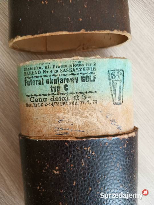 Futerał okularowy GOLF typ C PRL Kraków