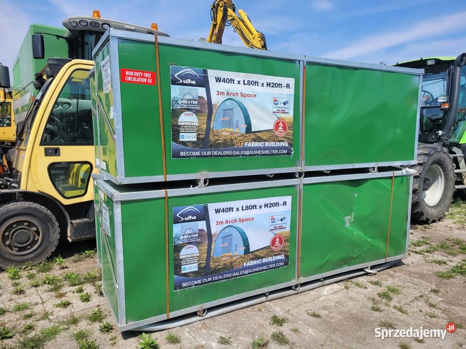 Suihe 408020R2m 12x24x6 hala łukowa namiot Zaklików