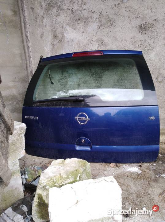 Klapa Meriva A Lift cała kompletna w kolor osobowe