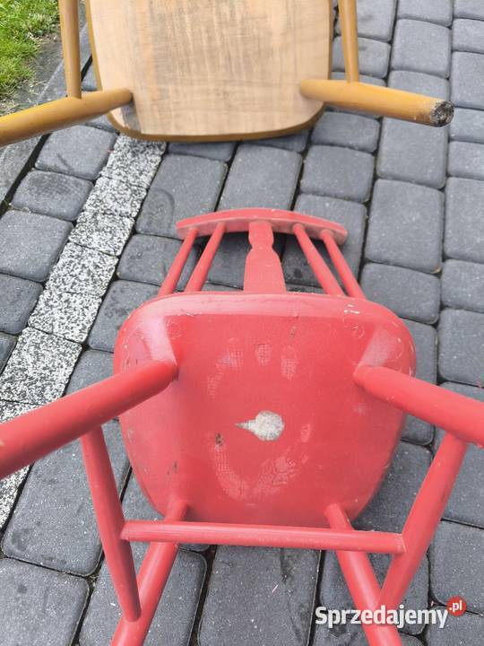 Zabytkowe dwa patyczaki duży i mamy solidne Radomsko