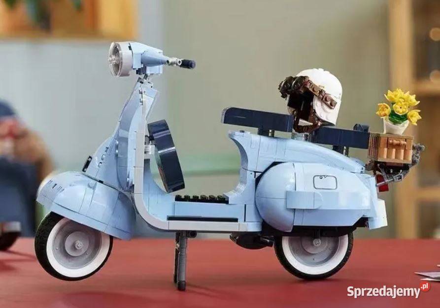 Klocki skuter VESPA 125 Piaggio rzymskie wakacje wielkopolskie Pobiedziska