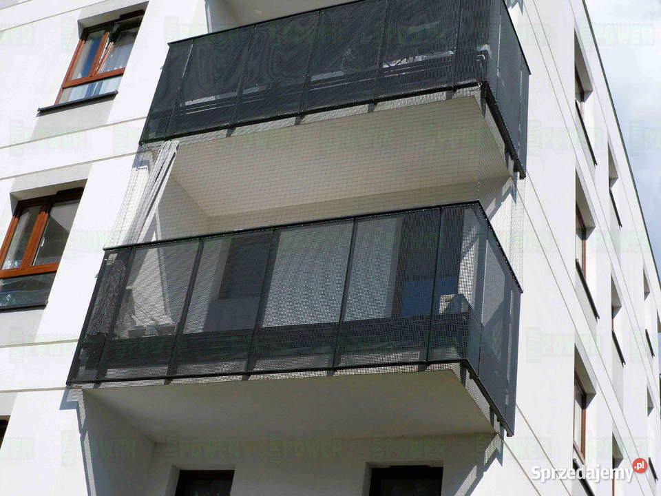 Siatka na balkon bez zadaszenia montaż Warszawa