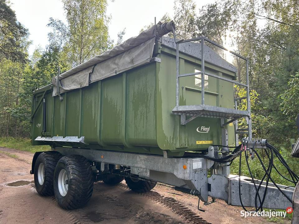 Przyczepa Fliegl TMK 200 NOWA skorupowa tandem Joskin Ćmiłów