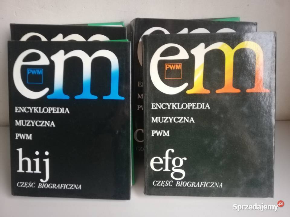 Encyklopedia Muzyczna 4 sztuki Książki i Podręczniki Olesno