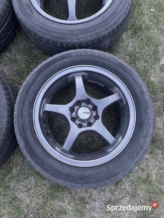 Felgi Advan Racing 4x100 4x108 opony lato Krępiec