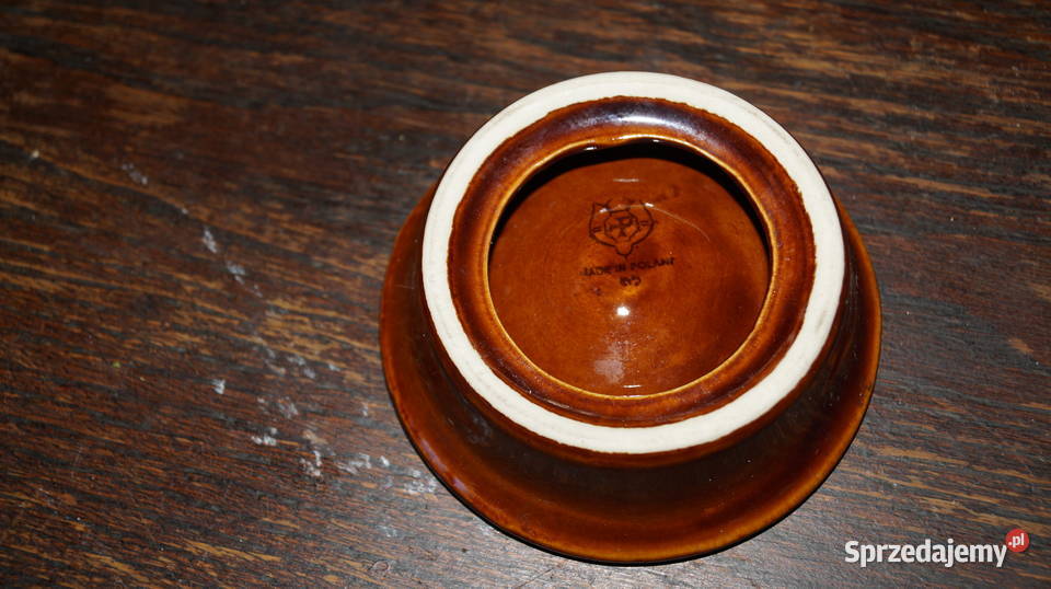 2 popielniczki z PRL Mirostowice i Pruszków Mrowino