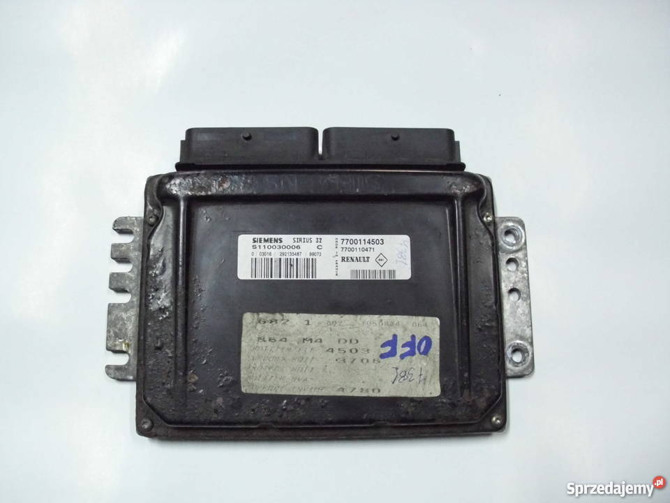 KOMPUTER SIRIUS 32 RENAULT S110030006 C Lubin sprzedam