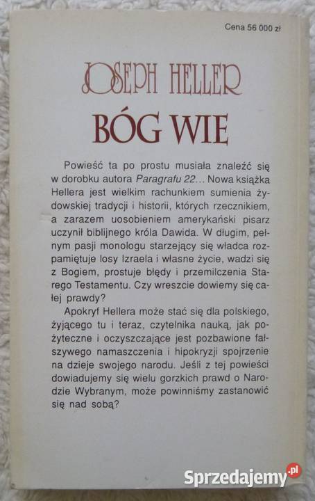 Bóg wie Joseph Heller mazowieckie Warszawa