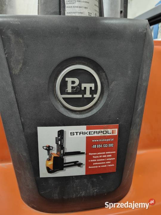 Elektryczny wózek podnośnikowy Toyota BT Staxio Zamość