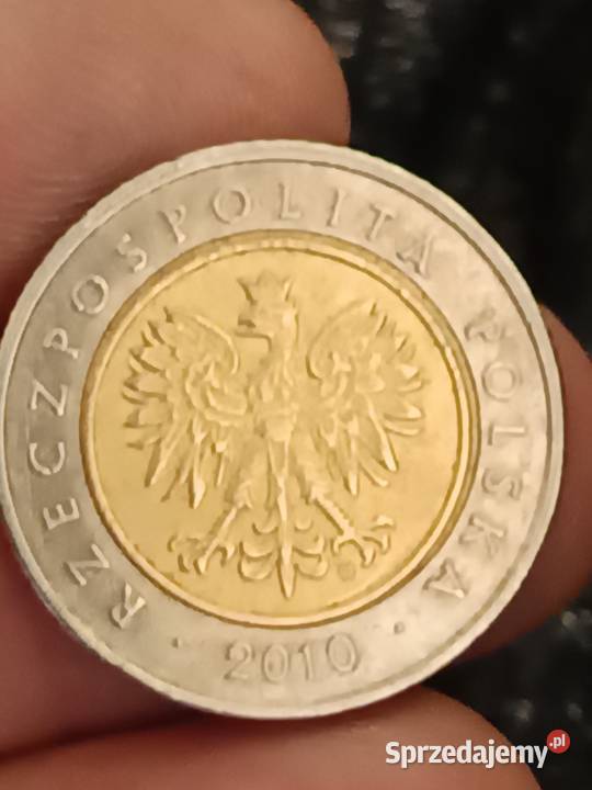 Sprzedam monete 5 zl 2010