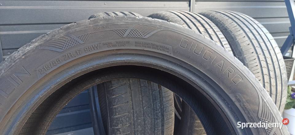 Komplet opon letnich Vredestein Giugiaro 2155517 W do 270 km/h małopolskie