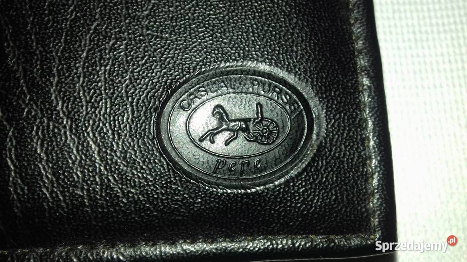 Portfel czarny Casual Purse ekoskóra do Kraków