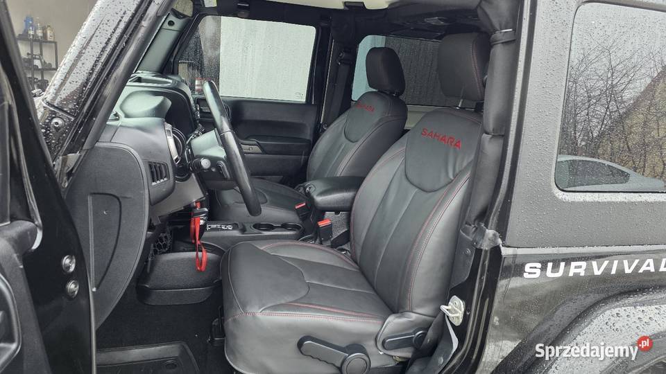 Jeep wrangler wersja Sahara 36 benzyna 2016 warmińsko-mazurskie Kętrzyn
