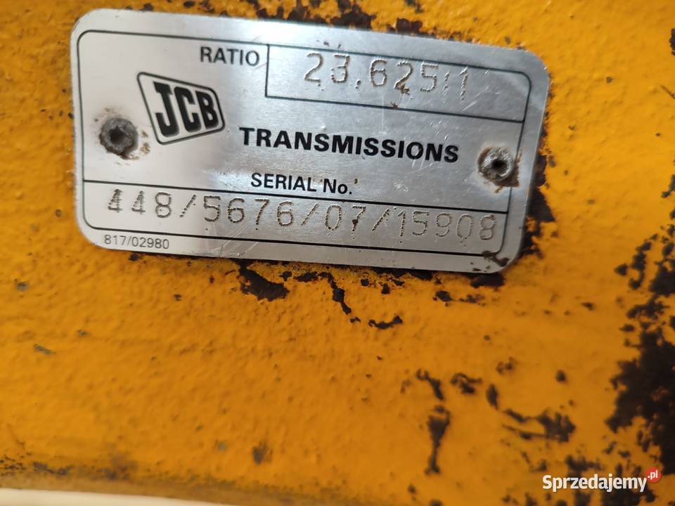 Most napędowy tylny 44817302P JCB 53170 Wilkowo