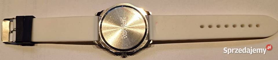 NOWY sportowy zegarek z białą bransoletką ładny Męskie Brwinów