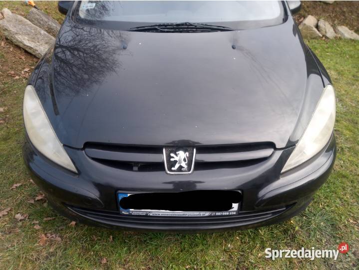 kompletny przód czarny Peugeot 307sw reflektor Rok produkcji 2003 Karoseria