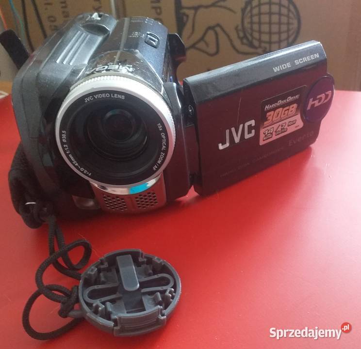 Kamera JVC 30GB futerał zasilacz Gdańsk sprzedam