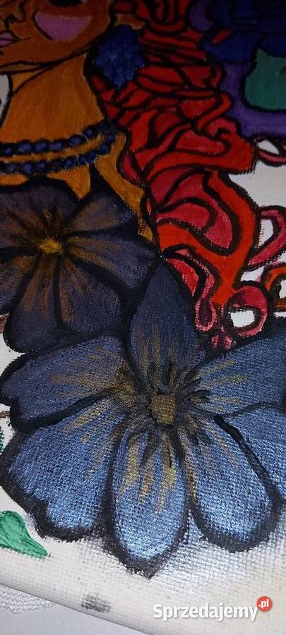 Kobieta w kapeluszu 24x30 Malarstwo Bydgoszcz