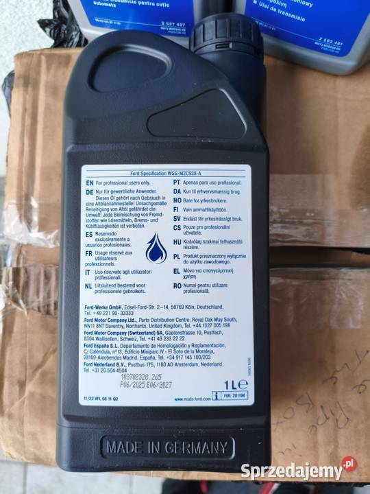 OLEJ AUTO SKRZYNI BIEGÓW UKŁADU WSPOMAGANIA FORD Siedlce