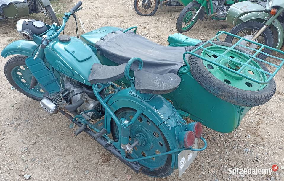 52 URAL M62 z DOKUMENTAMI 1963 z wózkiem WYSYŁKA Ural