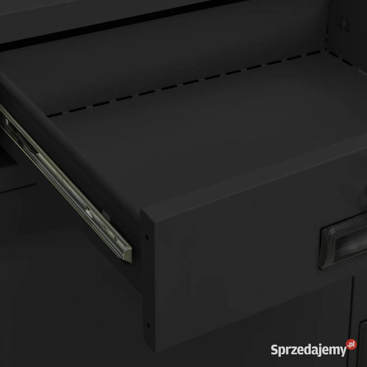 Szafka biurowa antracytowa 90x40x102 stalowa Warszawa