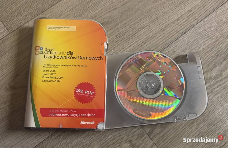 Microsoft Office 2007 Użytkowników Domowych polski Komputery i Akcesoria Warszawa
