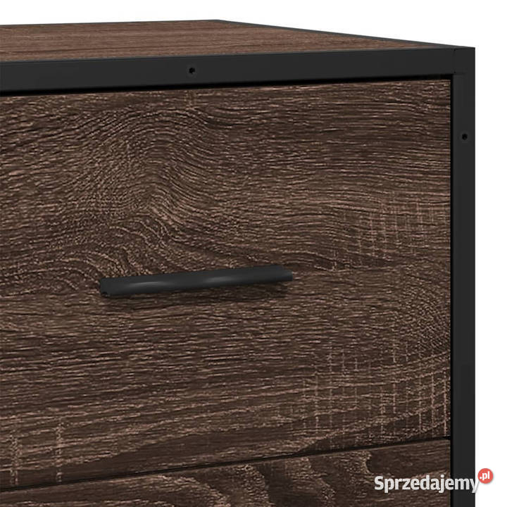 Szafka brązowy dąb 355x35x76 materiał