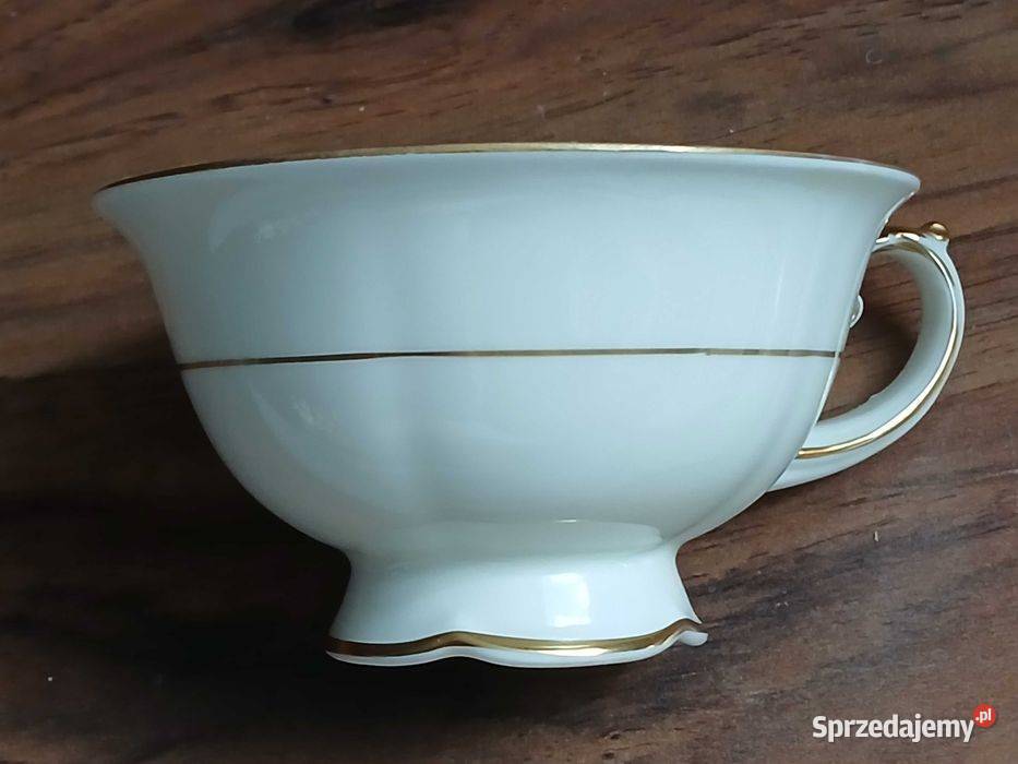 Stary zestaw trio porcelanowe sygnowane Konigl
