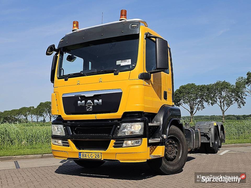 MAN 26360 TGS 6X24 MANUAL 9T FA podwozie z pełny VAT sprzedam