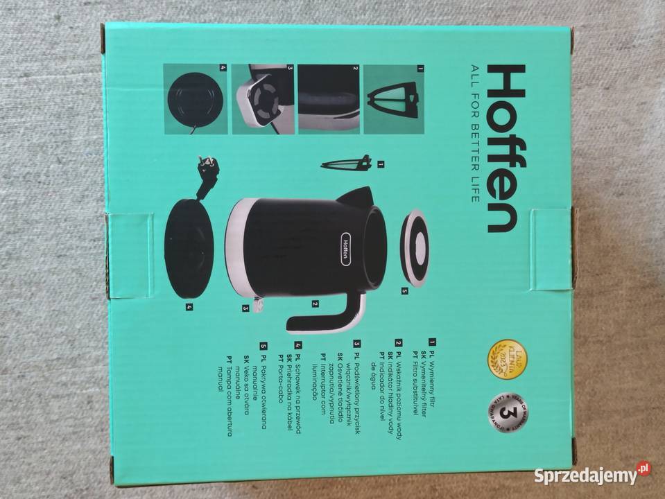 Czajnik elektryczny hoffen Rybnik