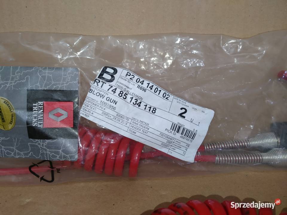 PISTOLET POWIETRZA VOLVO FH4 RENAULT GAMA T Kargowa