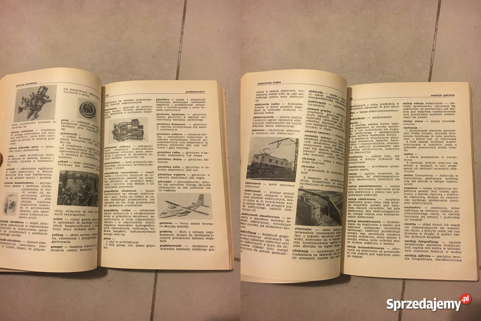 Ilustrowany słownik techniczny WNT 1978 Unikat Leszno sprzedam