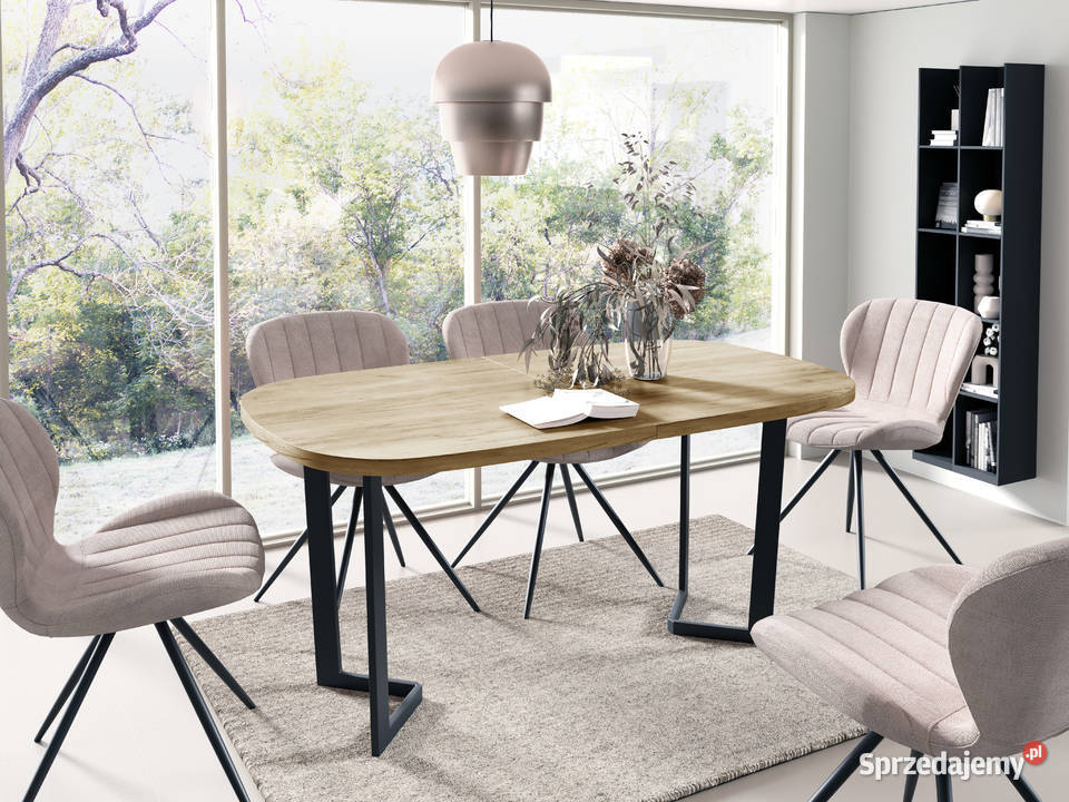 Owalny stół rozkładany Padme różne kolory i Tarchały Małe