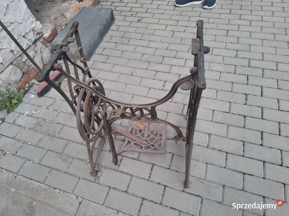 STARE wagi żelaska z duszą nogi maszyny garnek