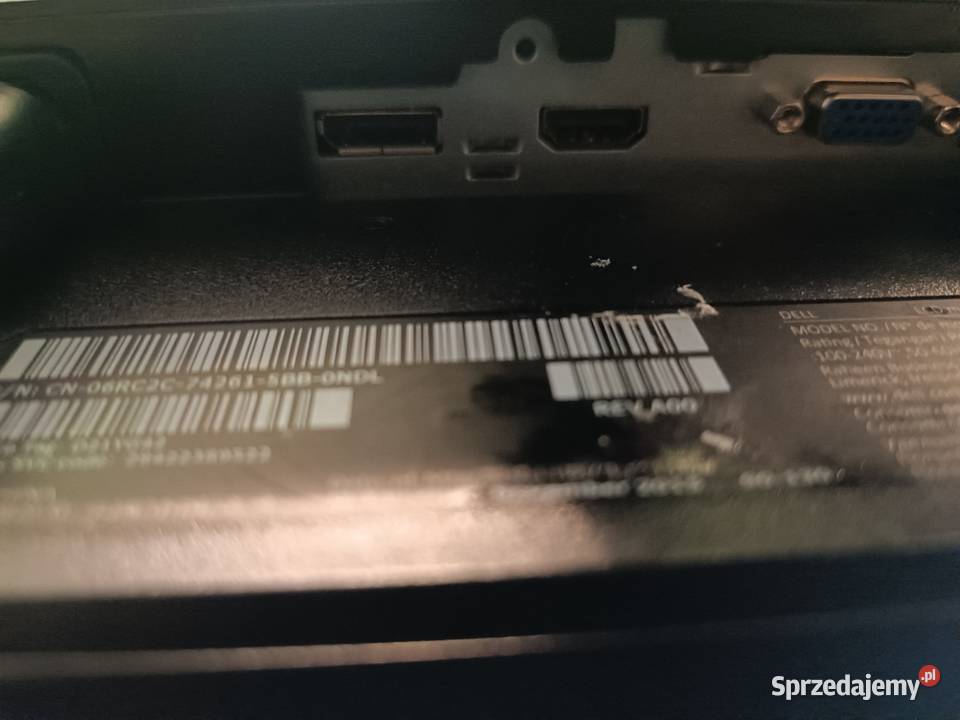 2K Monitor 25601140 24 60 Hz Dell P2416D Monitory i projektory mazowieckie Warszawa