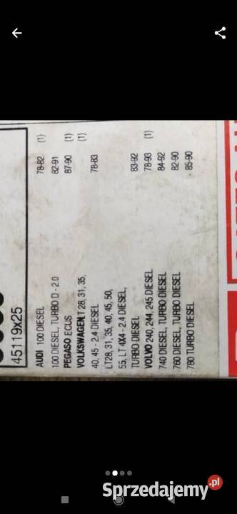 503545119x25mm pasek rozrządu volkswagen Volvo Kiełczewice Dolne