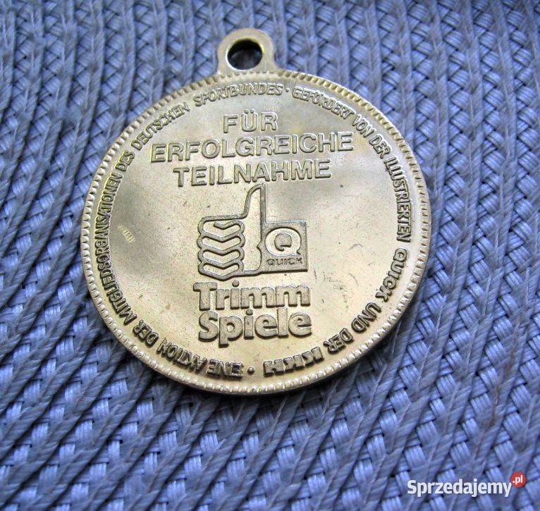 Medal Pływanie 1910r 46 mm Kalisz