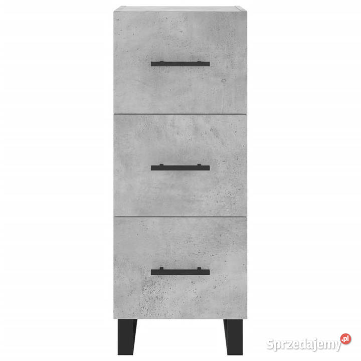 Szafka szarość betonu 345x34x90 materiał Warszawa