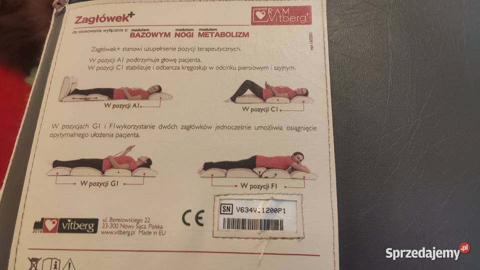 Vitberg aparat do masażu rehabilitacji moduły Zdrowie i Uroda Lublin