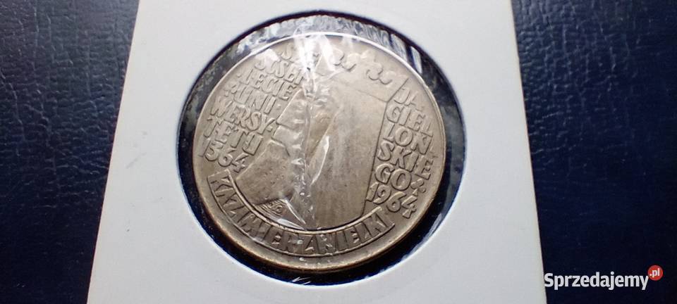 Stare monety 10 złotych 1964 PRL Polska skrętka Lesko
