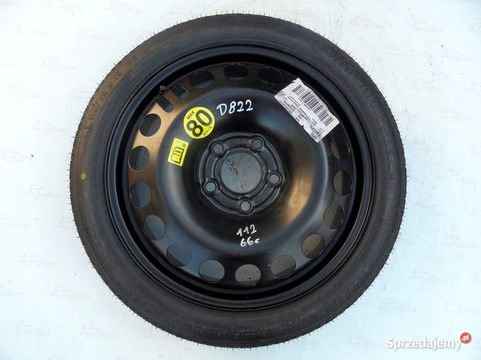 OPEL VECTRA C koło dojazdowe 1157016 92M 5x110