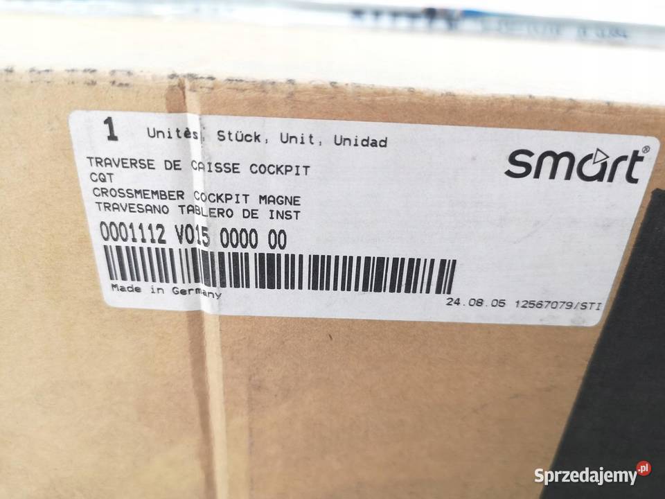 WSPORNIK RAMA POD CHŁODNICE SMART FORTWO 0615 sprzedam